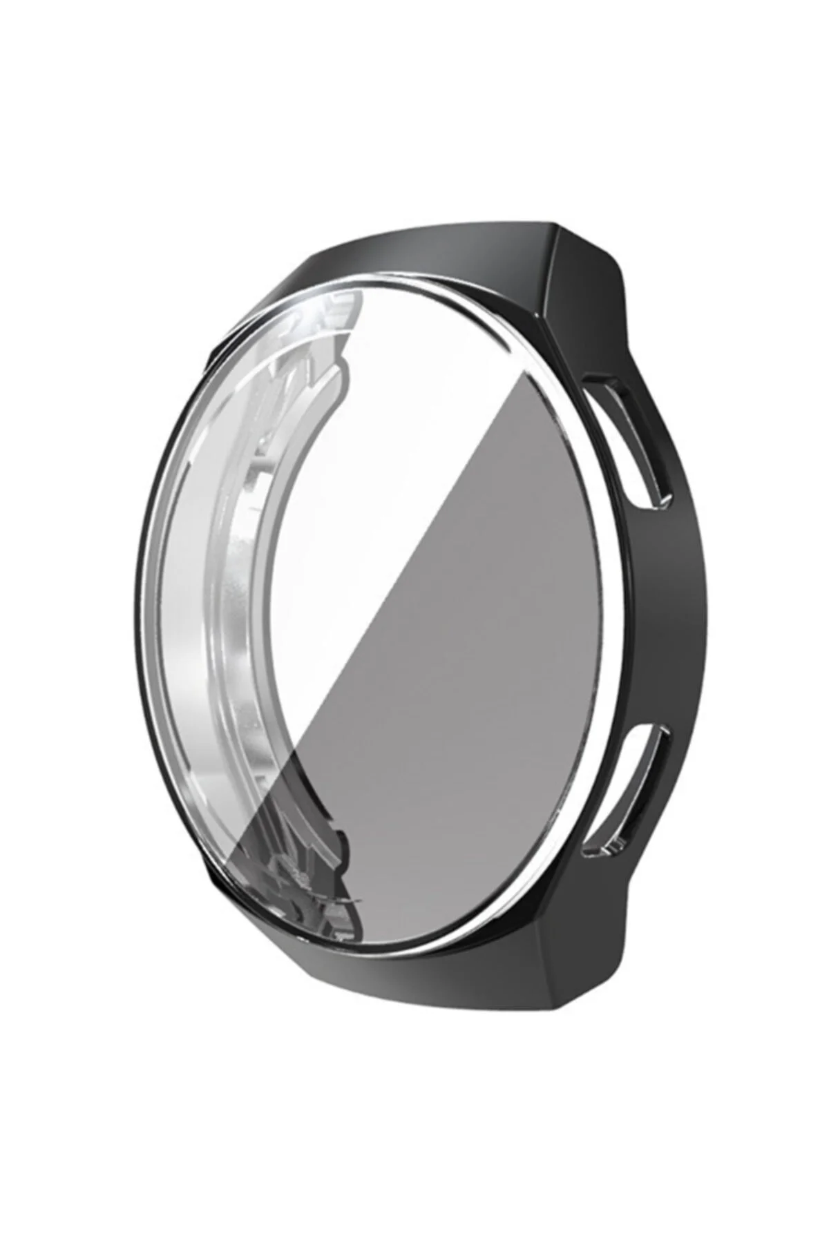 Huawei Watch Gt2e Için Tam Kaplama Silikon Kılıf Siyah