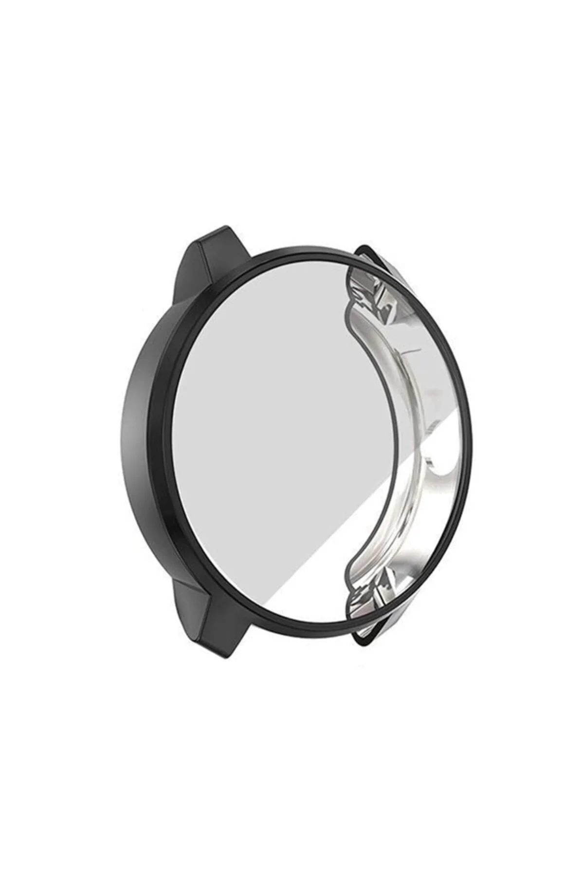 Garmin Vivoactive 3 Için Tam Kaplama Silikon Kılıf Siyah