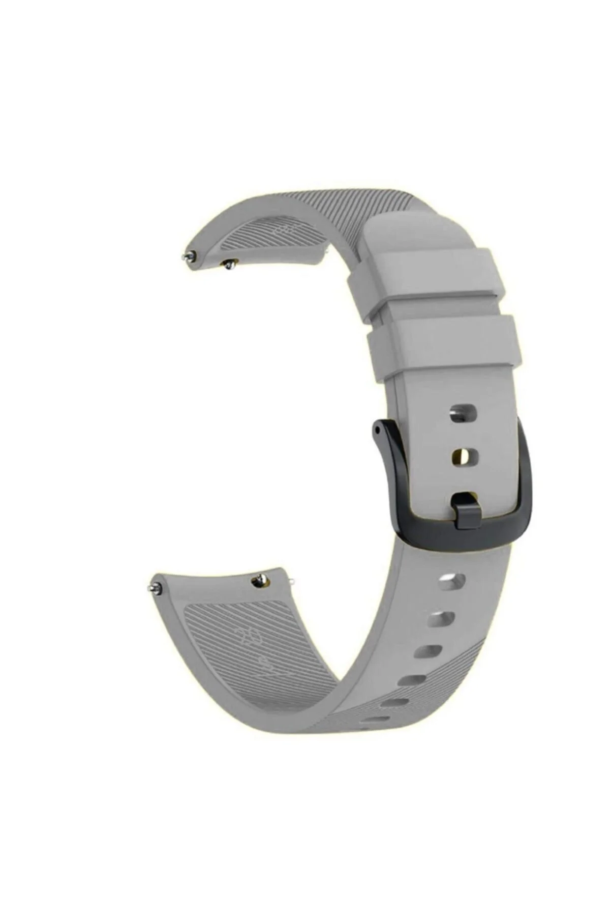 Garmin Vivoactive 3 Uyumlu Silikon Kordon Gri