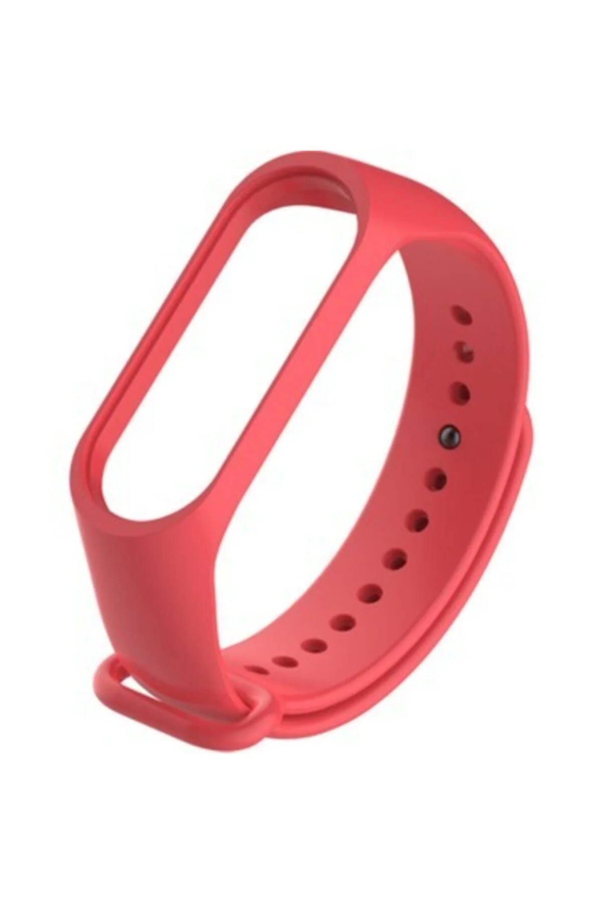 Xiaomi Mi Band 4 Mi Band 3 Akıllı Bileklik Silikon Kordon Kayış Kırmızı Renk