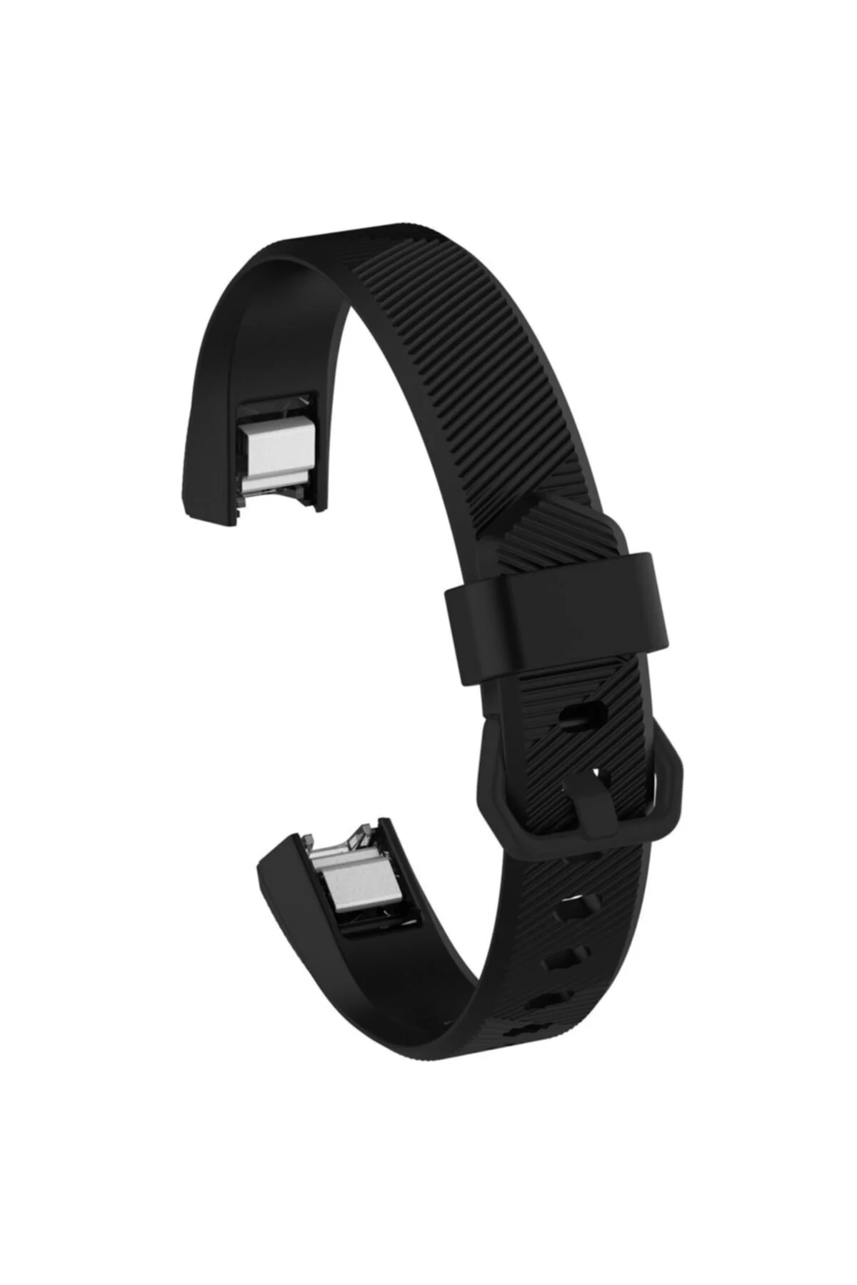 Fitbit Alta Hr Uyumlu Small Beden(s Sıze) Tokalı Silikon Kordon Siyah