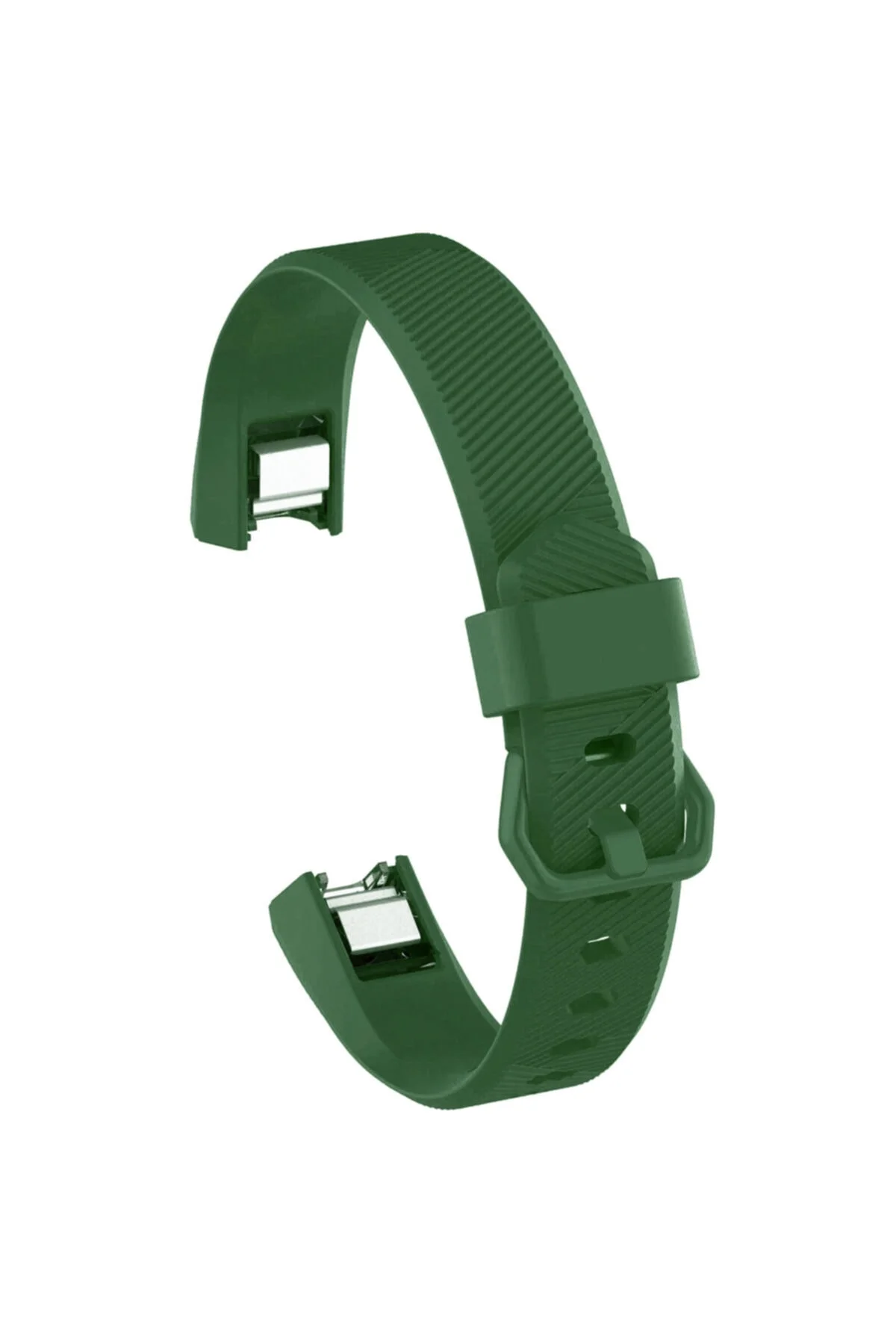 Fitbit Alta Hr Uyumlu Small Beden(S SIZE) Tokalı Silikon Kordon Yeşil