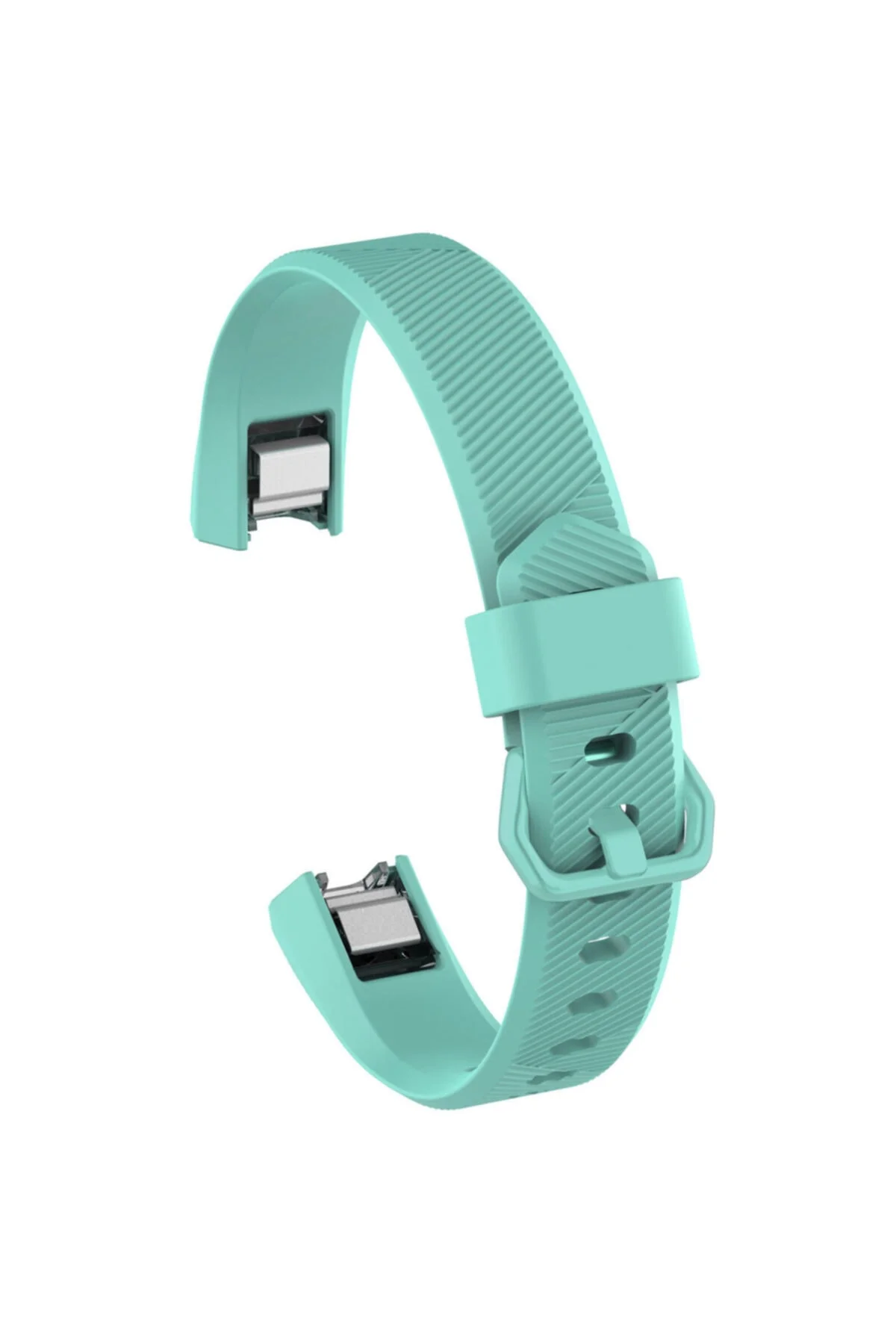 Fitbit Alta Hr Uyumlu Large Beden(L SIZE) Tokalı Silikon Kordon Turkuaz
