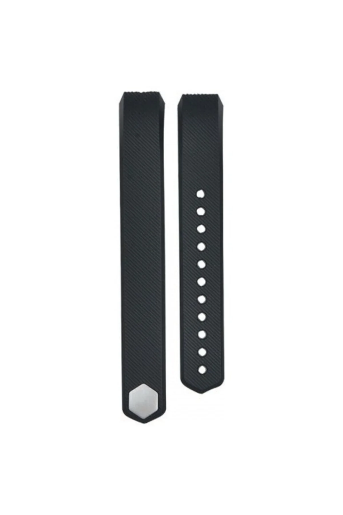 Fitbit Alta Hr Uyumlu Large Beden(l Sıze) Silikon Kordon Siyah