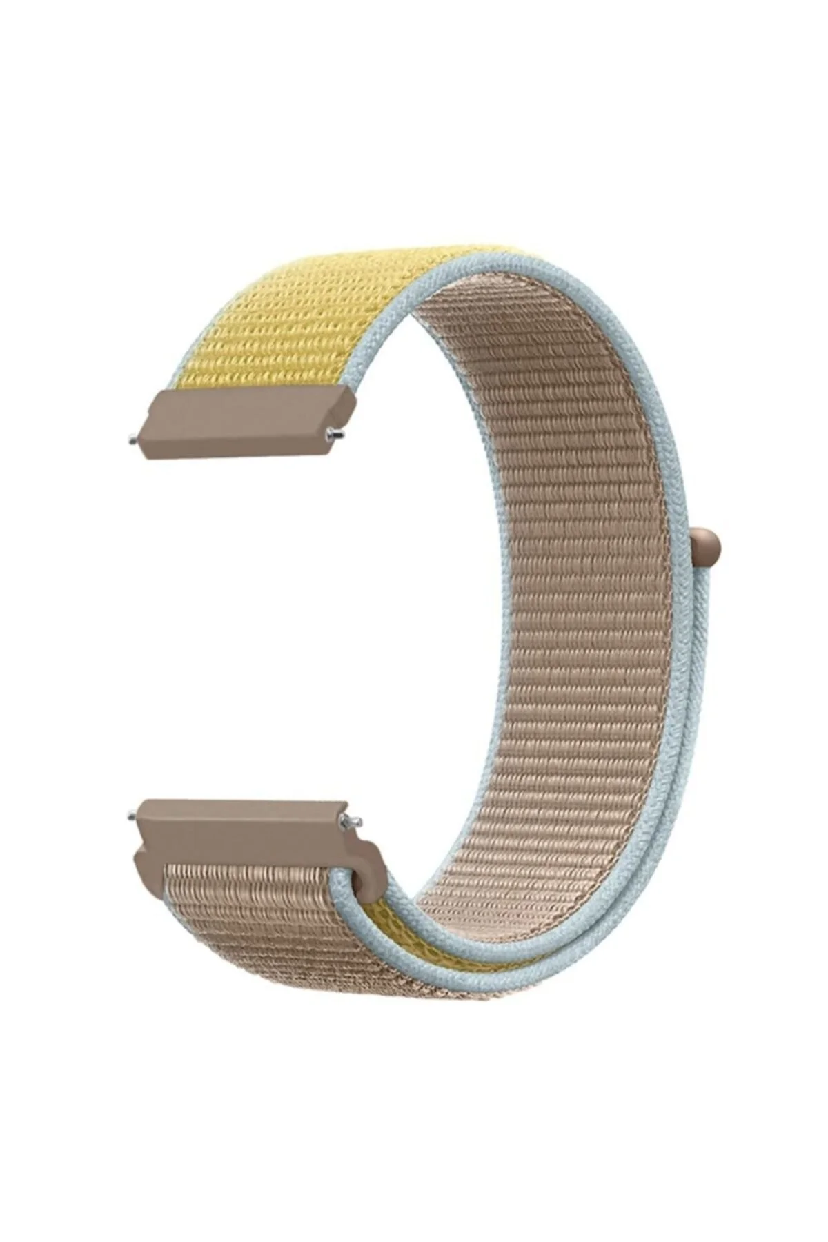 Amazfit Gtr 47 Mm(A1902) Için Dokuma Kordon Camel