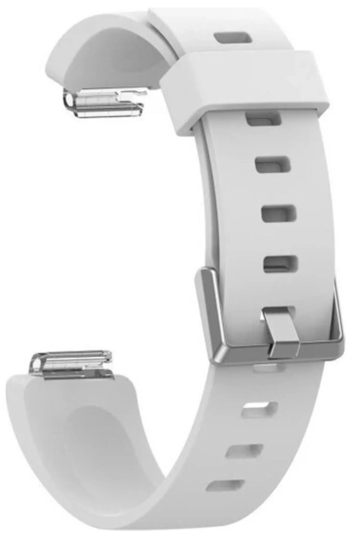 Fitbit Ace 2 Uyumlu Large Beden(l Sıze) Silikon Kordon Beyaz