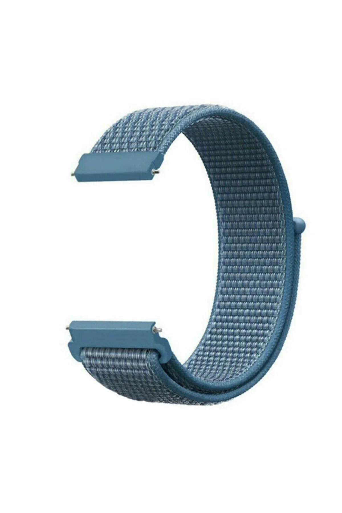 Galaxy Watch 42 Mm(sm-r810) Uyumlu Dokuma Kordon Duman Mavi (cape Cod Blue)