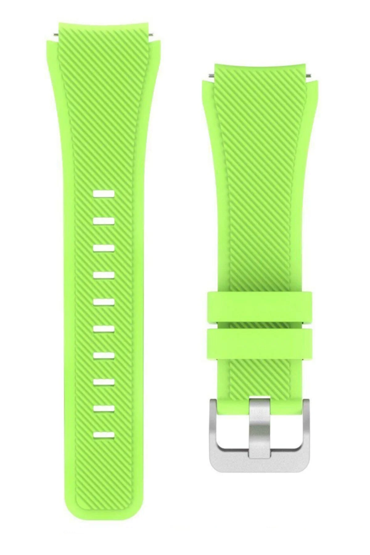 Amazfit Gtr 47 Mm(A1902) Için Silikon Kordon Fıstık Yeşili