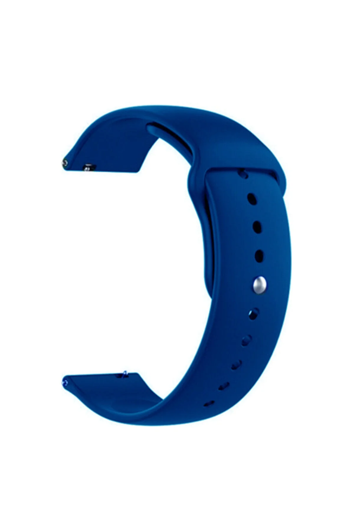 Galaxy Active 2 44 Mm(Sm-r820) Uyumlu Silikon Kordon Kayış Koyu Mavi