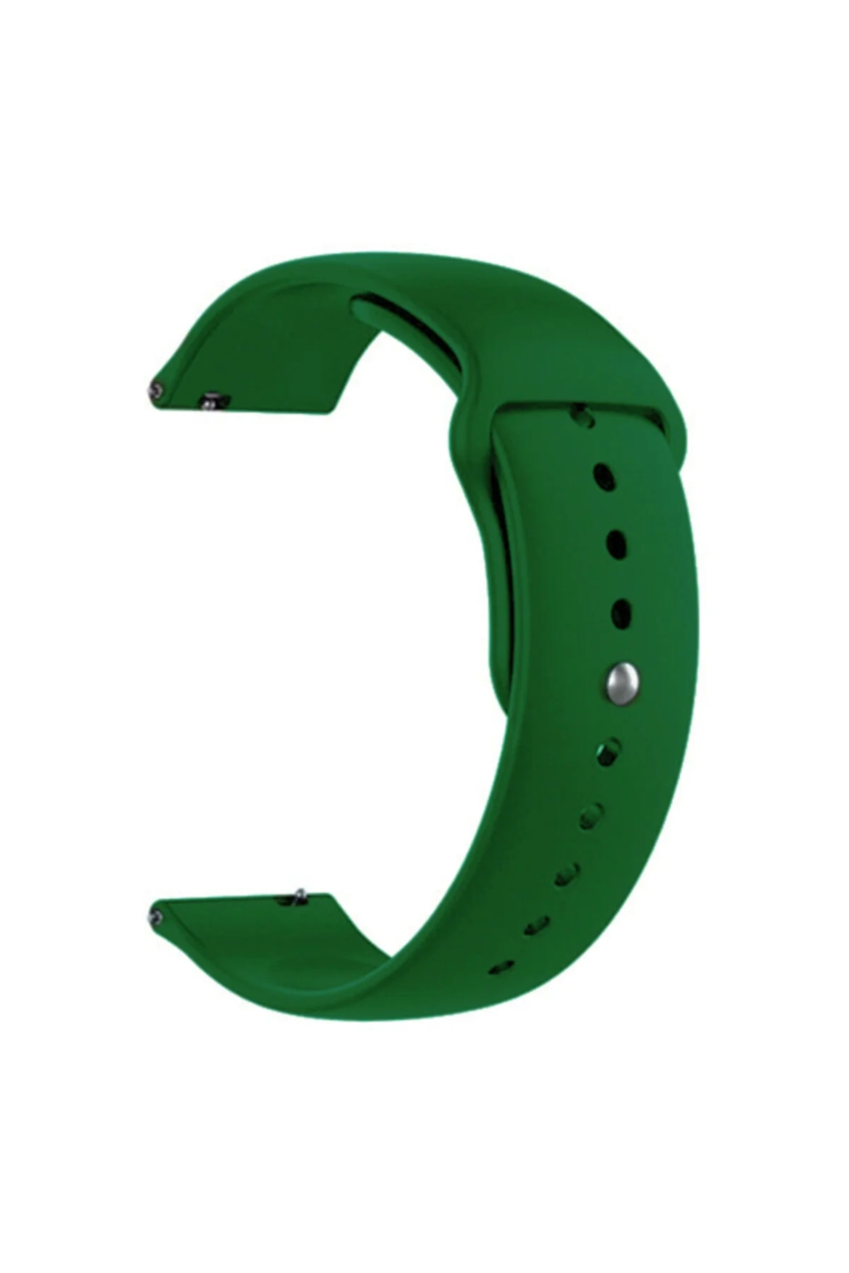 Galaxy Active 2 44 Mm(Sm-r820) Uyumlu Silikon Kordon Kayış - Çam Yeşili