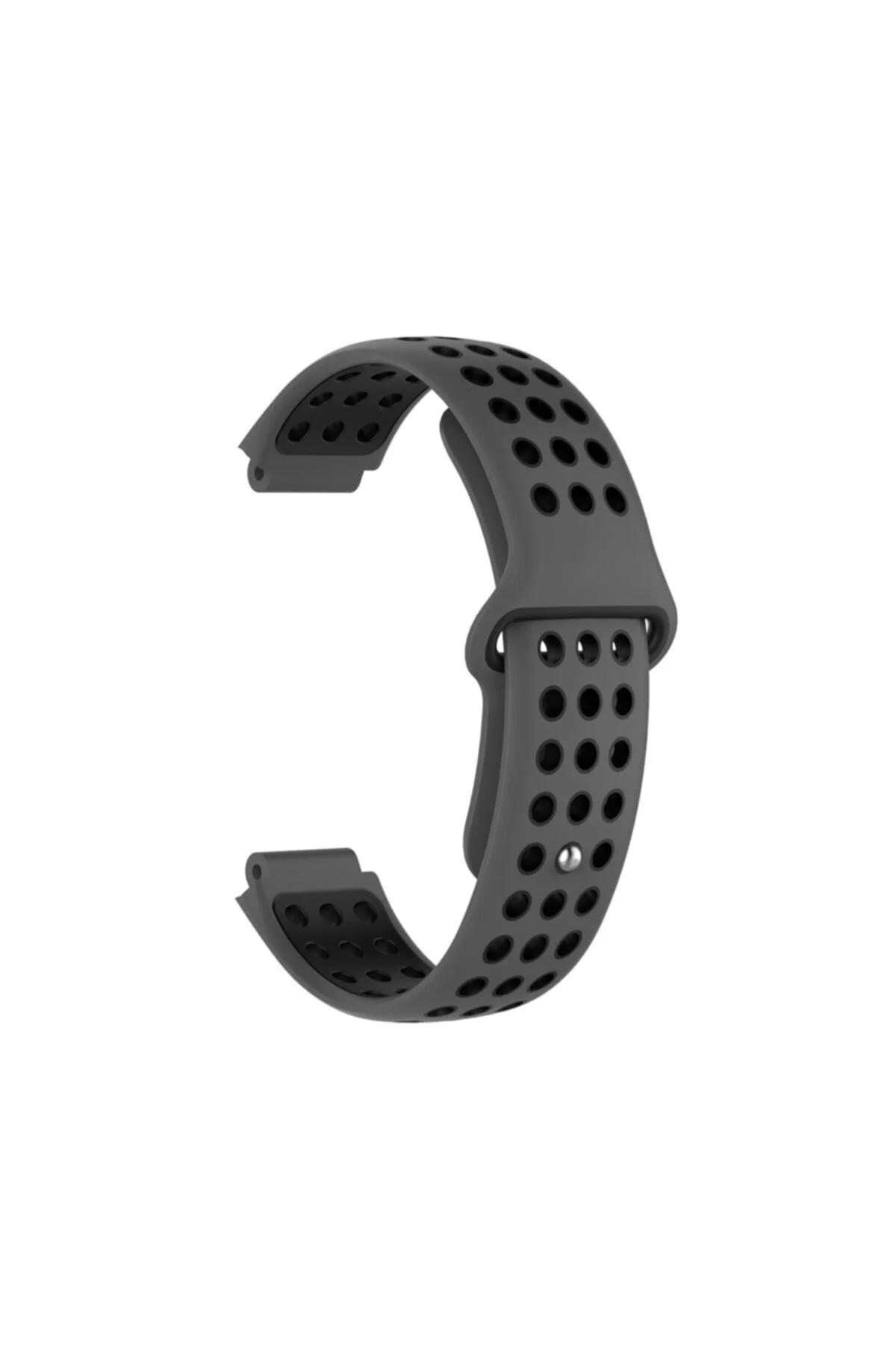 Garmin Approach S20 Için Delikli Silikon Kordon Füme Siyah