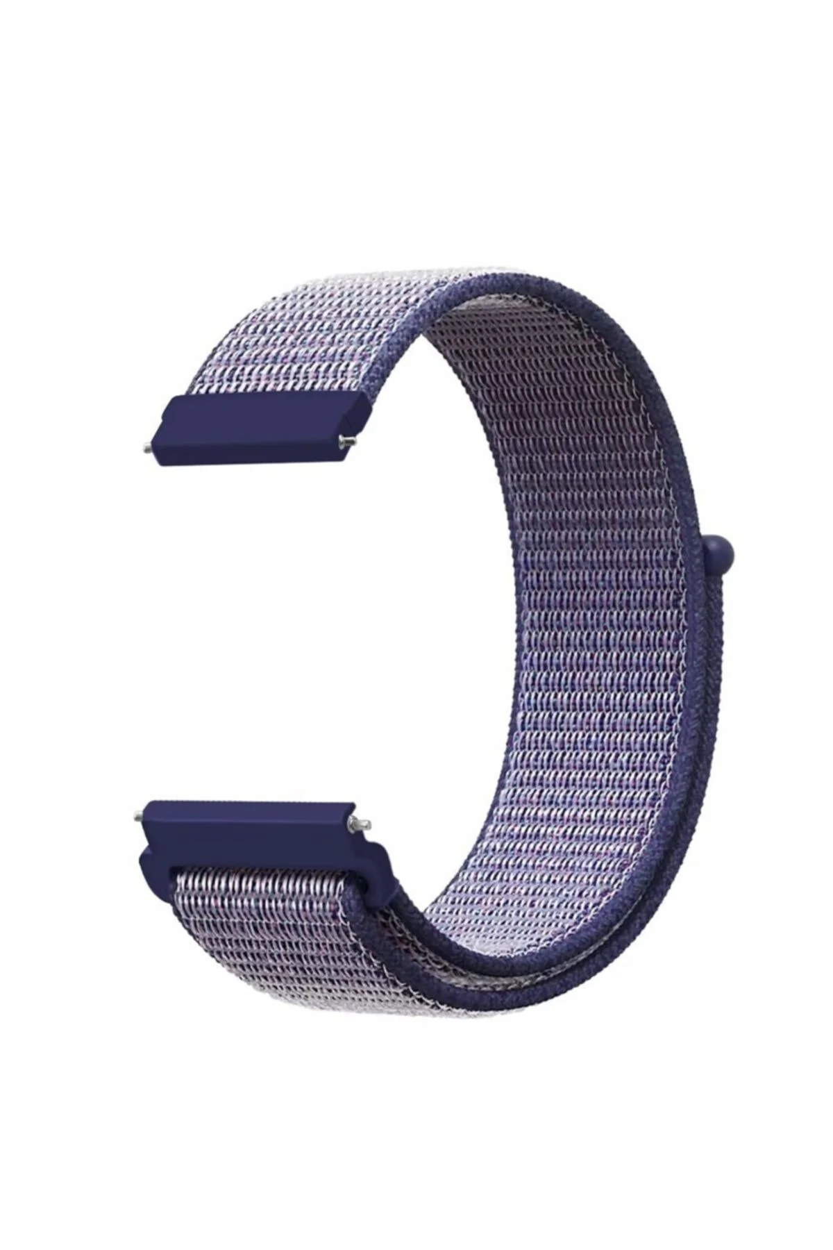 Samsung Gear Sport (SM-R600) Uyumlu Dokuma Pimli Kordon Gece Mavisi