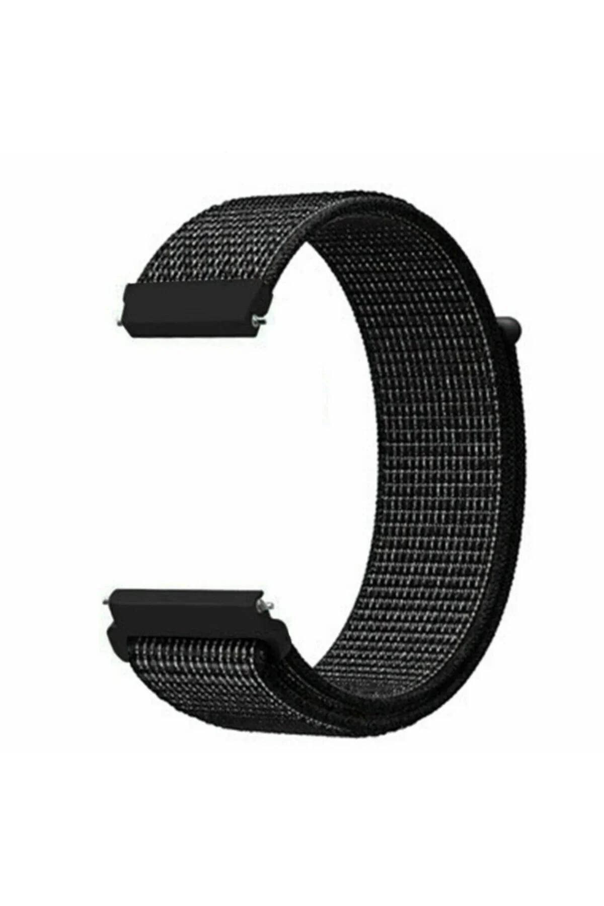 Amazfit Gtr 47 Mm(A1902) Için Dokuma Kordon Reflector Black