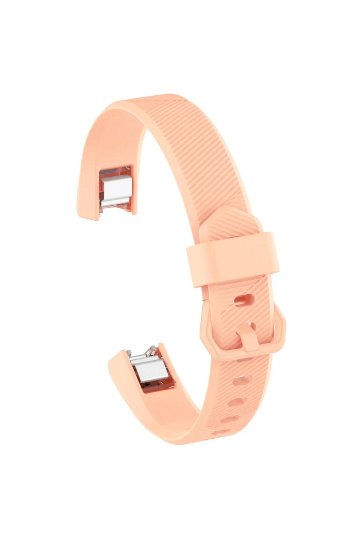 Fitbit Alta Hr Uyumlu Small Beden(S SIZE) Tokalı Silikon Kordon Somon