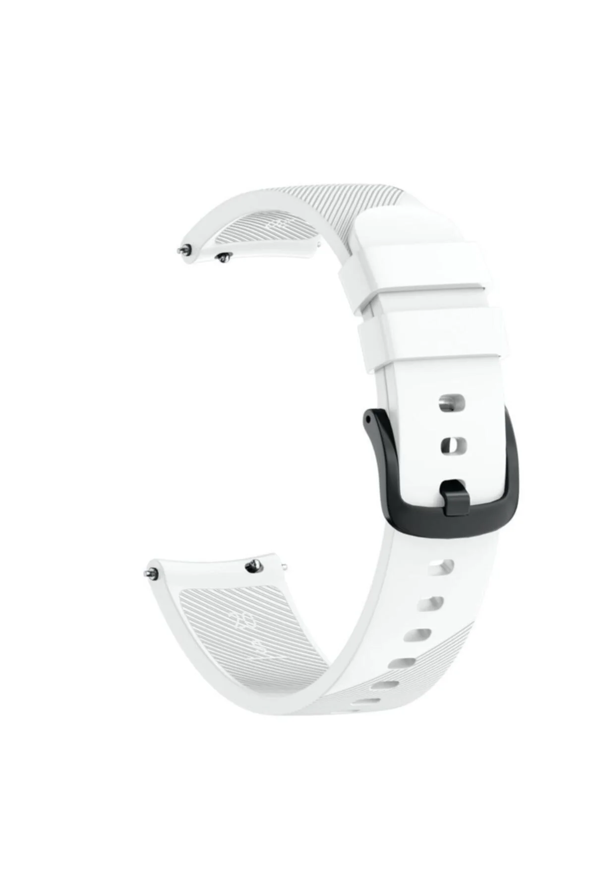 Galaxy Watch 42 Mm(Sm-r810) Için Silikon Kordon - Beyaz