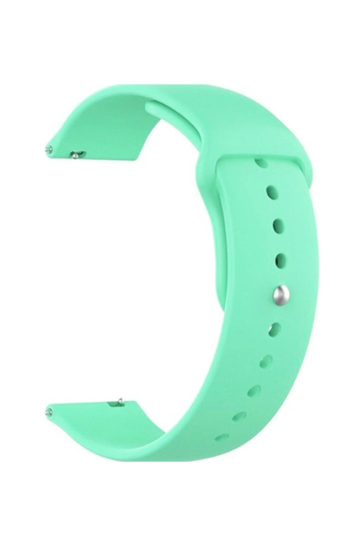 Galaxy Watch 42 Mm(Sm-r810) Uyumlu Silikon Kordon - Marine Green