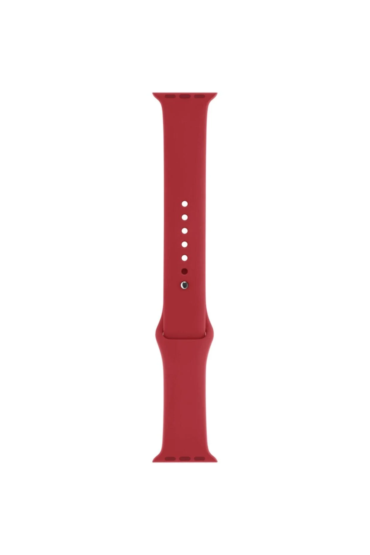 Unisex Bordo Apple Watch Series 4 5 Uyumlu 44 mm Beden Silikon Kordon L