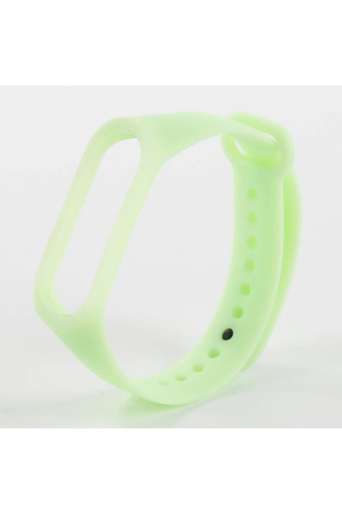 Xiaomi Mi Band 4 İçin Yeşil Fosforlu Silikon Kordon