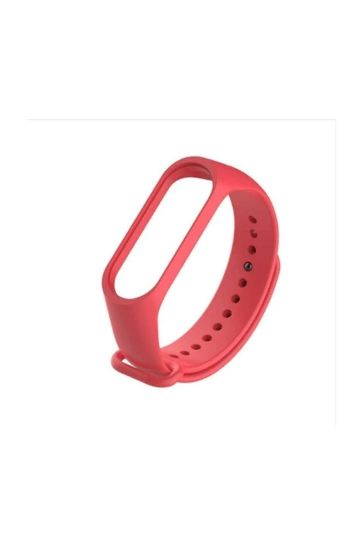 Xiaomi Mi Band 3 Için Silikon Kordon Kayış Kırmızı