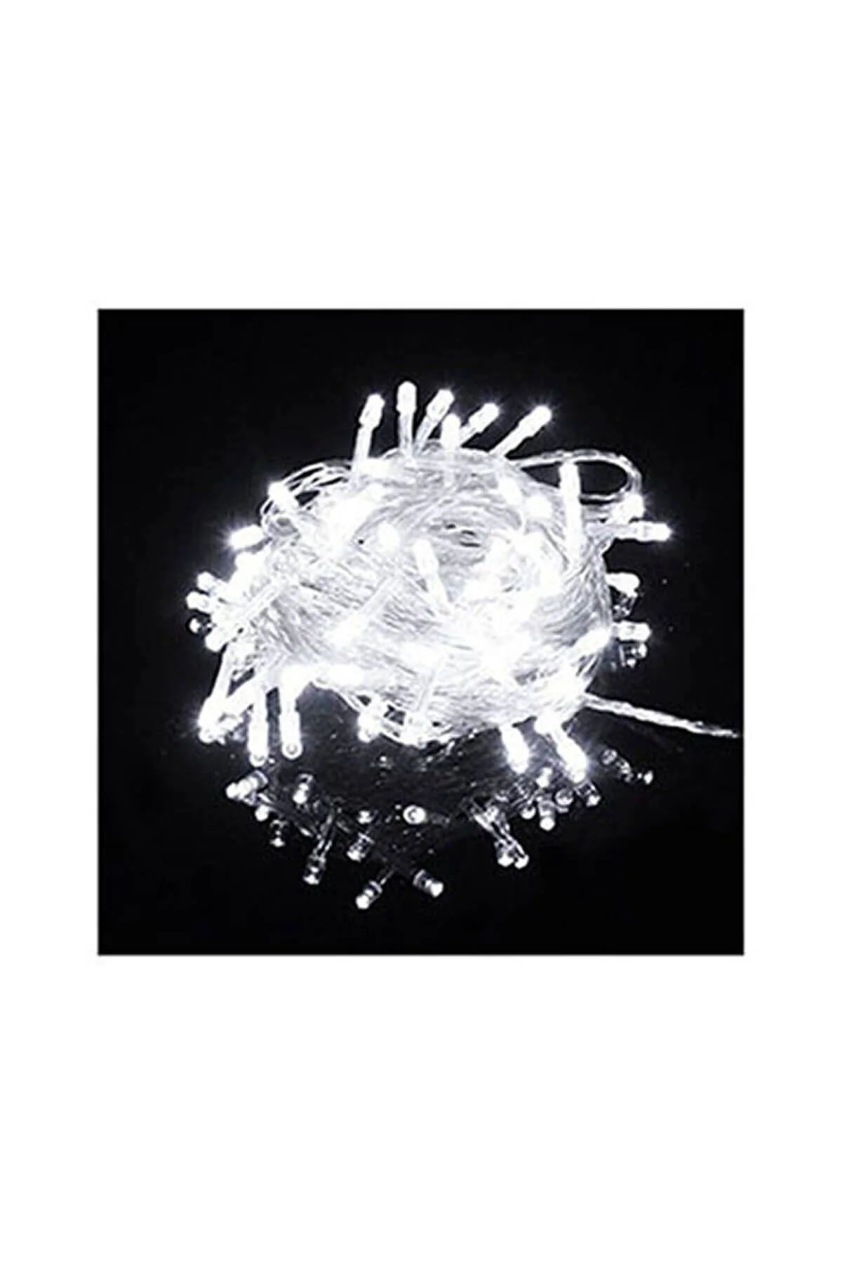 10mt Rgb 100 Led Fişli Noel Parti Yılbaşı Ağaç Dekoratif Aydınlatma Lambası Animasyonlu Süsleme