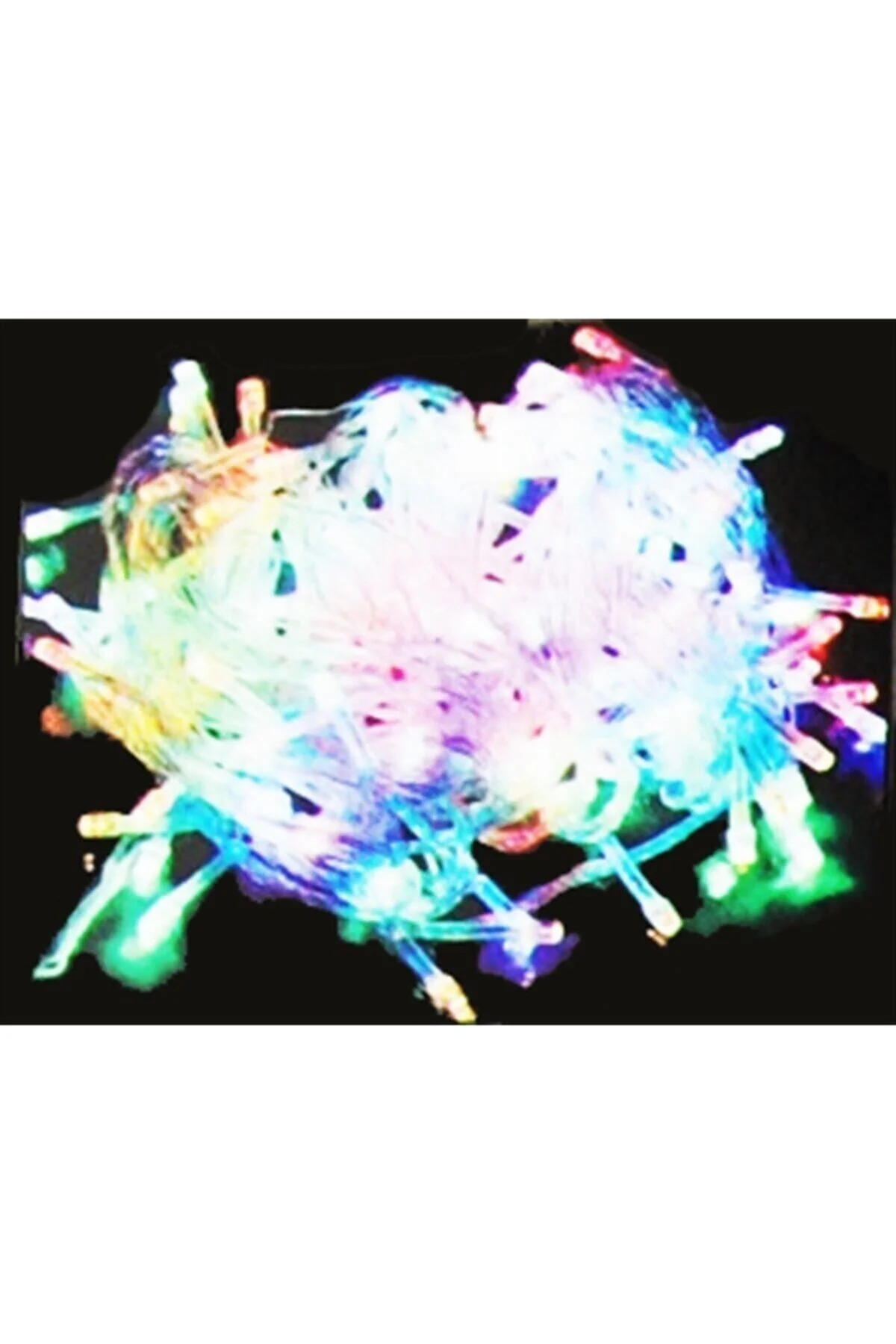10mt Rgb 100 Led Fişli Noel Parti Yılbaşı Ağaç Dekoratif Aydınlatma Lambası Animasyonlu Süsleme