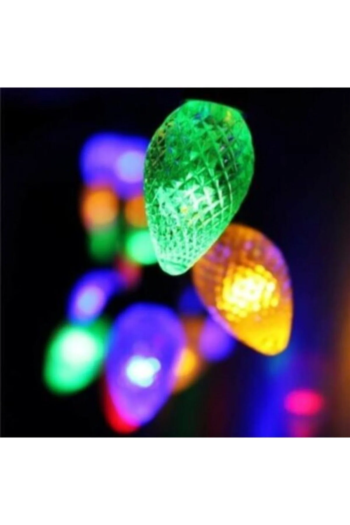 5 Metre Kozalak Rgb Led Animasyonlu Yılbaşı Süsü - alayımbari Görsel 2