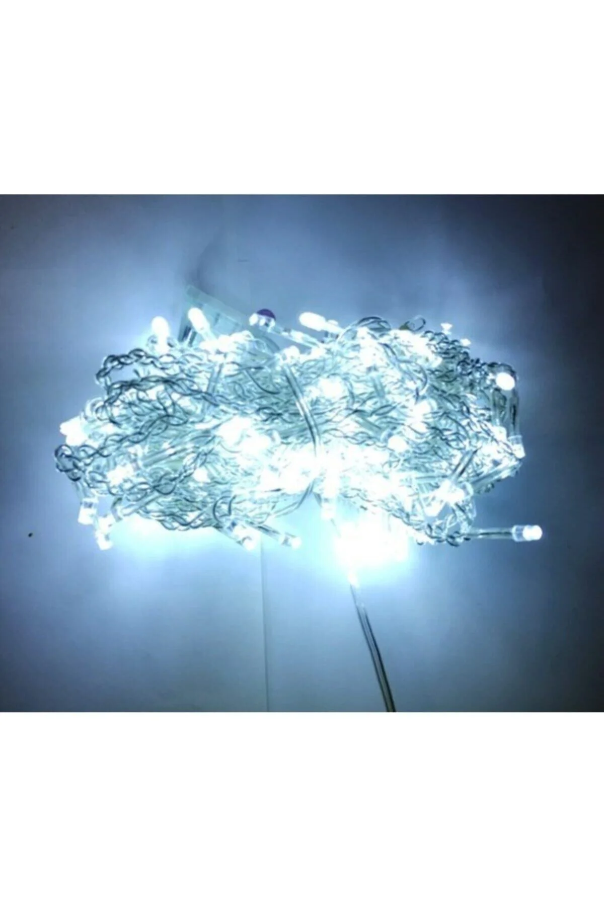 Beyaz Dekoratif Ip Led Pilli 2 Metre 20 Ledli