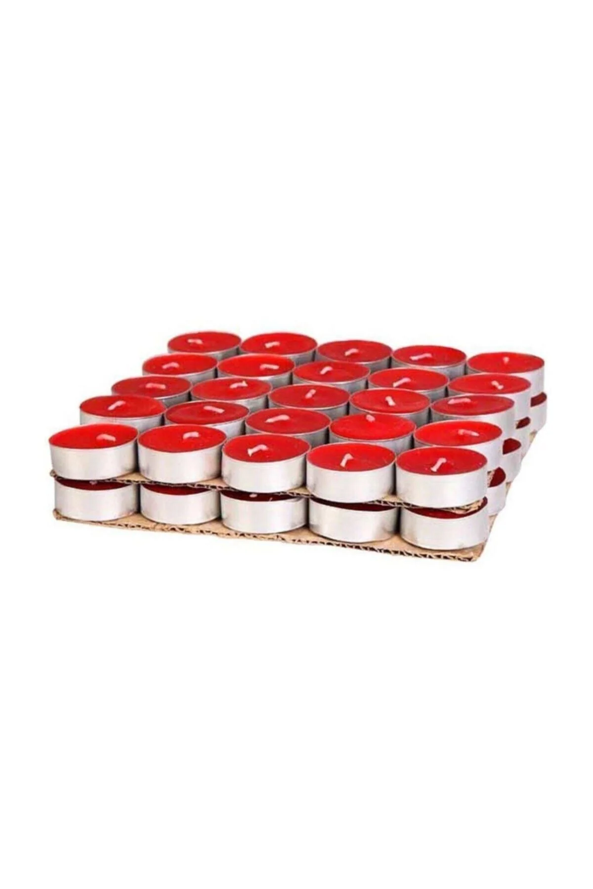 Kırmızı Tea Light Mum 20 50 mm 50 Adet