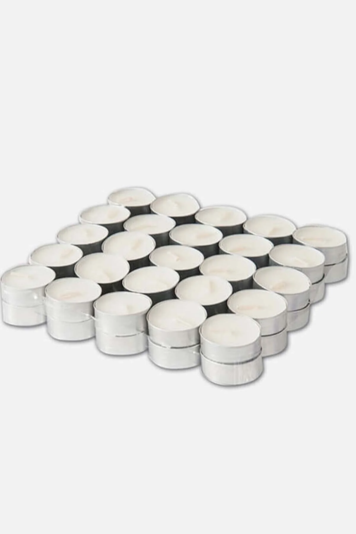 Beyaz Tealight Mum 50' Li