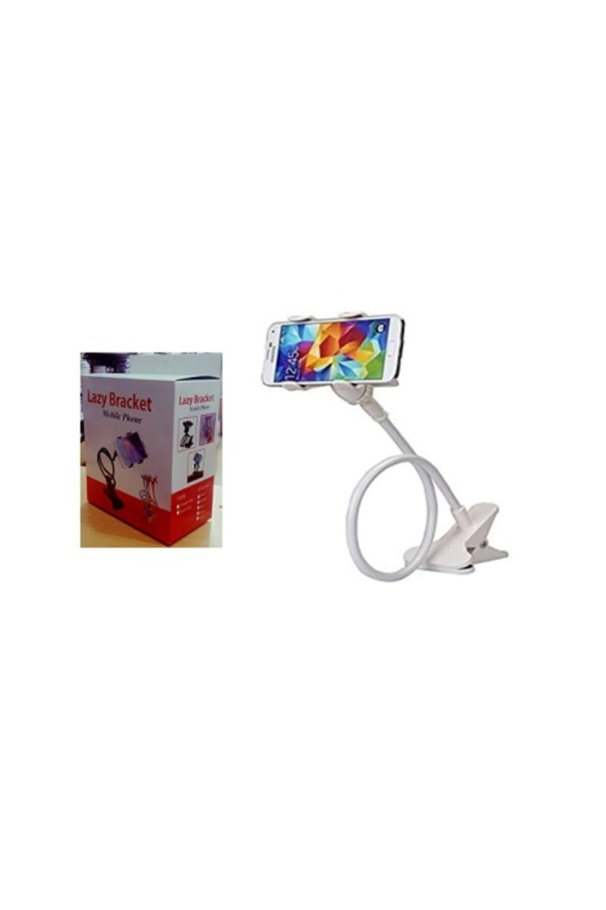 Akrobat Telefon Tutucu Oynar Başlıklı (Beyaz) (Kutulu)