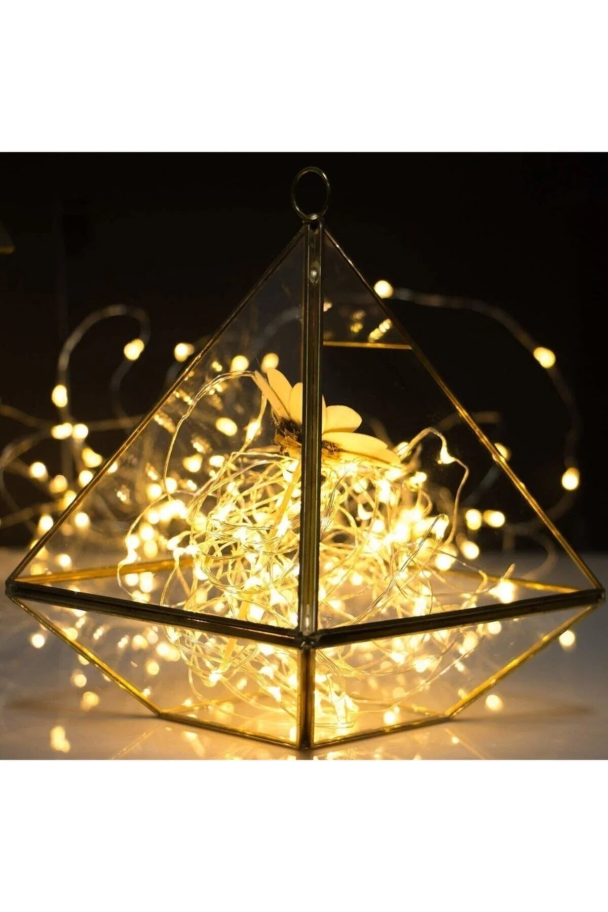 Turuncu Pilli Peri Led Işık 10 Metre, 3 Adet, Yılbaşı ve Noel Dekorasyonu - Empressco Görsel 3