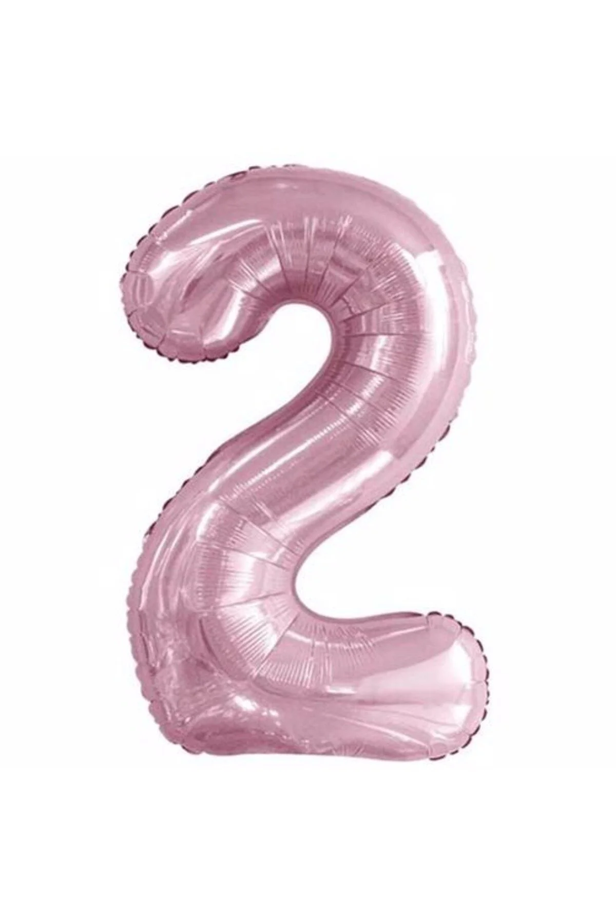 2 Rakam Pastel Pembe Folyo Balon 76 cm