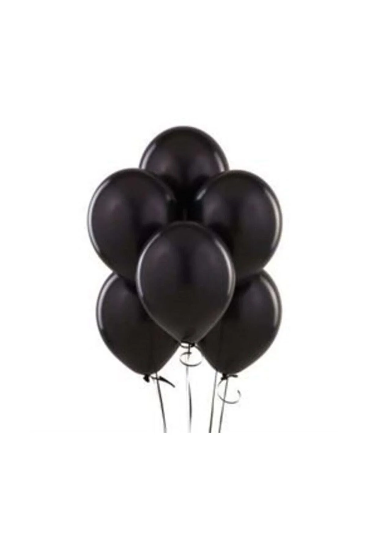 Siyah Balon 10 Adet - 12 Inc 30 Cm Parti Balonu - PEKSHOP Görsel 2