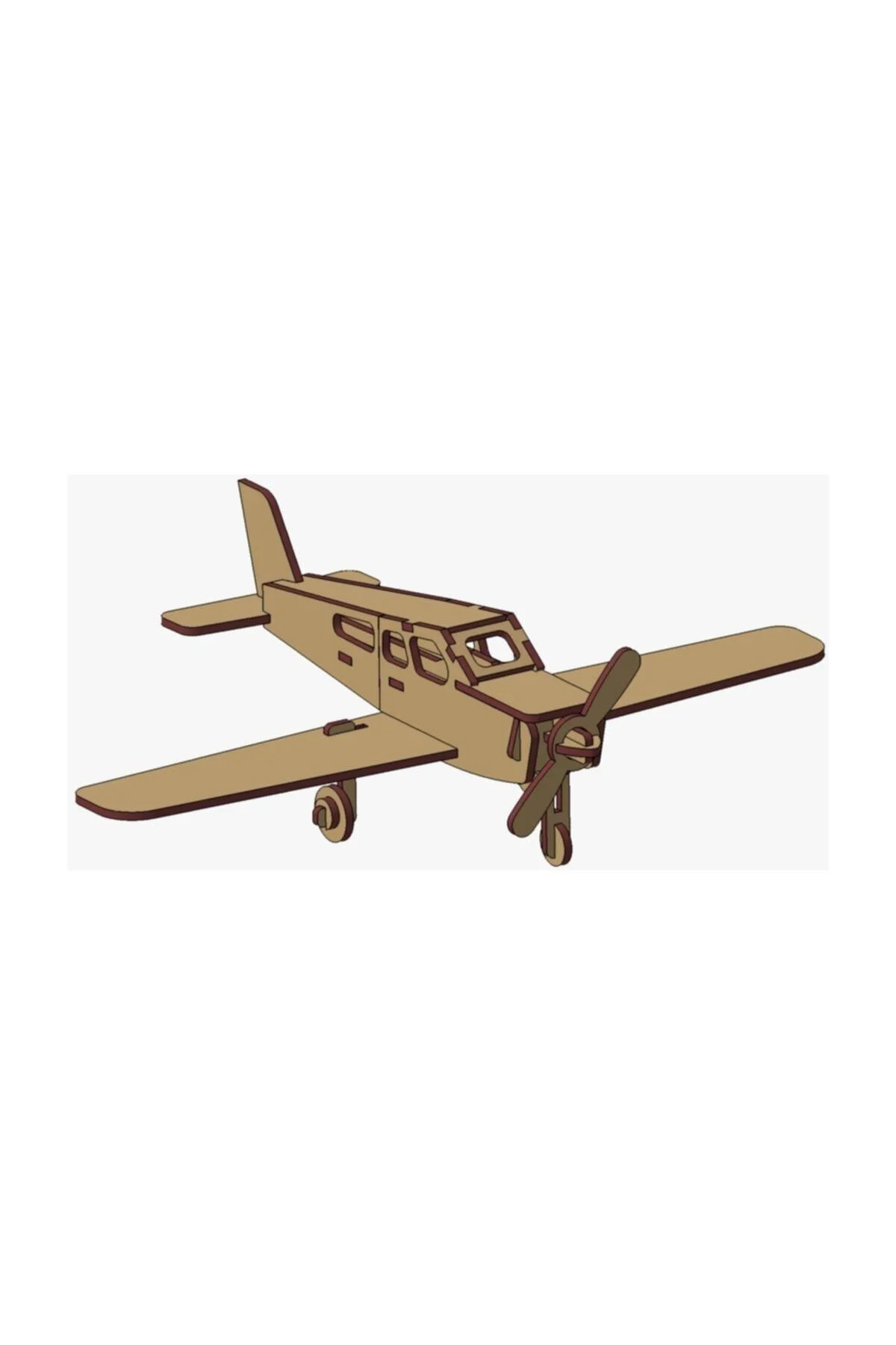 3d Puzzle Üç Boyutlu Puzzle Uçak 10 Parça
