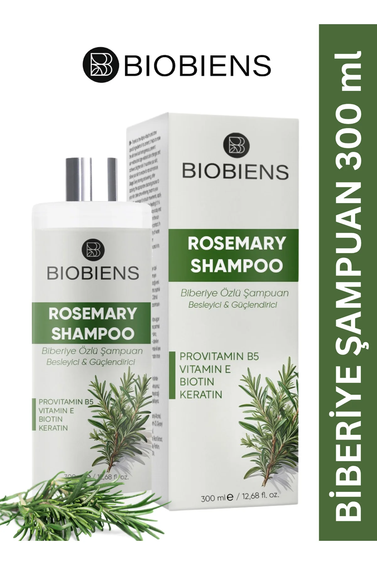 Biberiye Şampuan 300 ML - Biobiens Görsel 3
