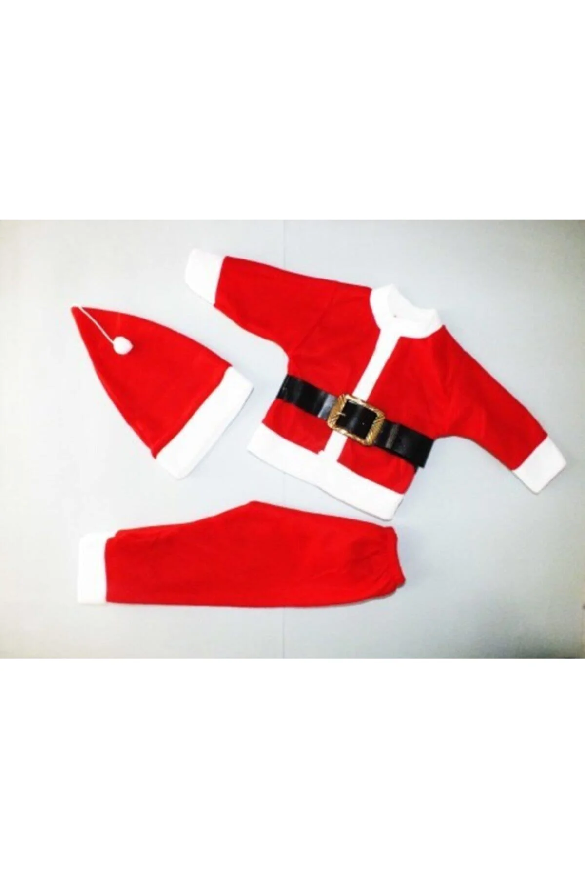 Pembecin Noel Baba Kız Erkek Çocuk Kostüm