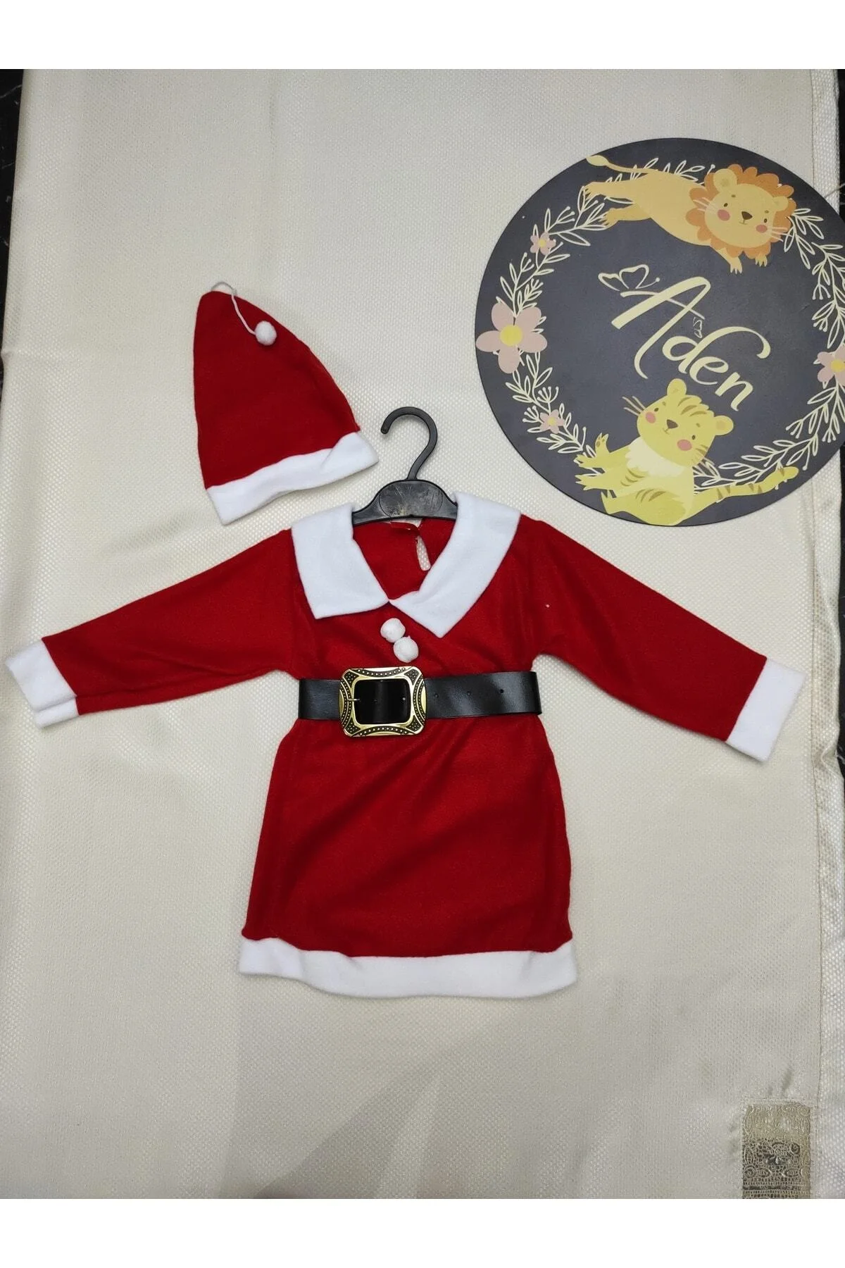 Pembecin Kız 1/4 Yaş Noel Elbise