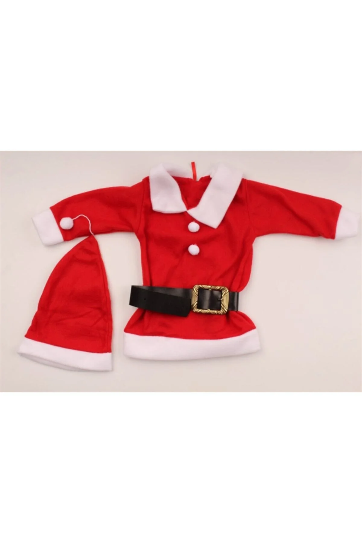 Pembecin Kız Çocuk Kırmızı Noel Takım 3'lü