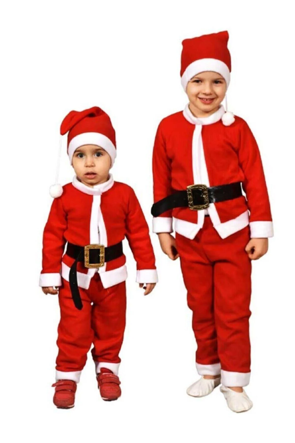 Pembecin Chiristmas Yılbaşı Noel Baba Erkek Çocuk Kostüm Takım