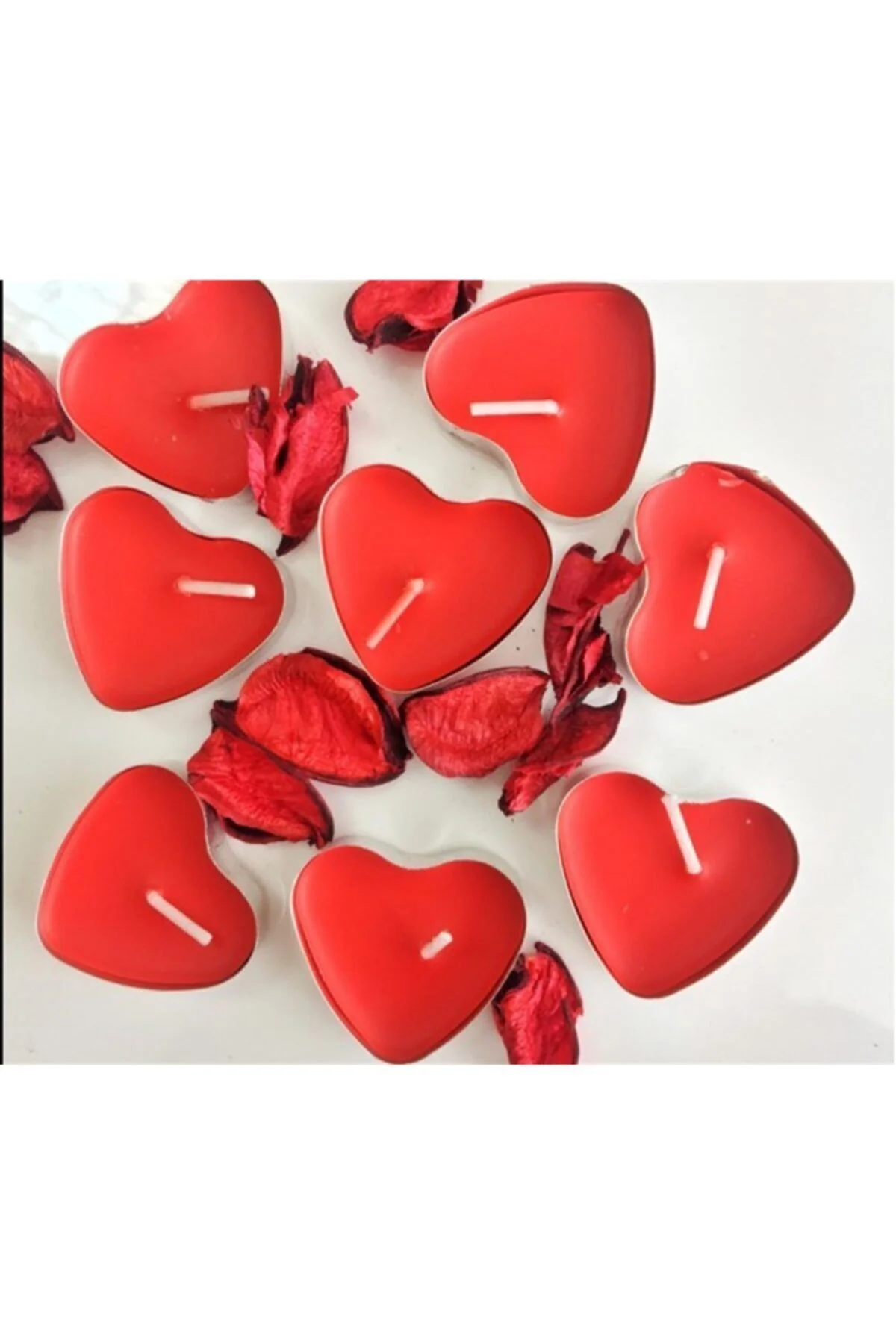 Mum Tealight Kalpli Kırmızı 25 Adet