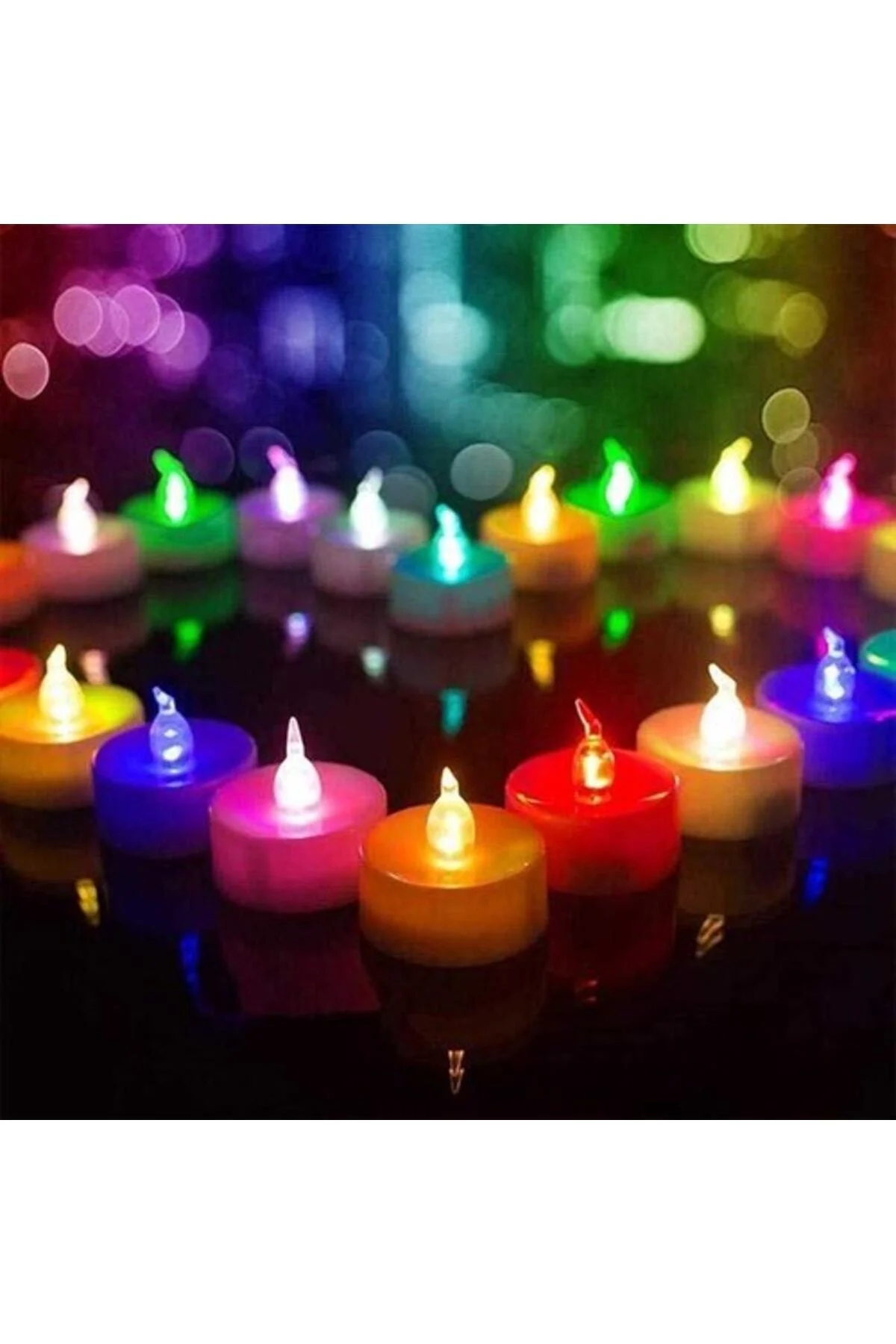 Led Mum Karışık Işıklı 1 Adet - Partioutlet Görsel 2