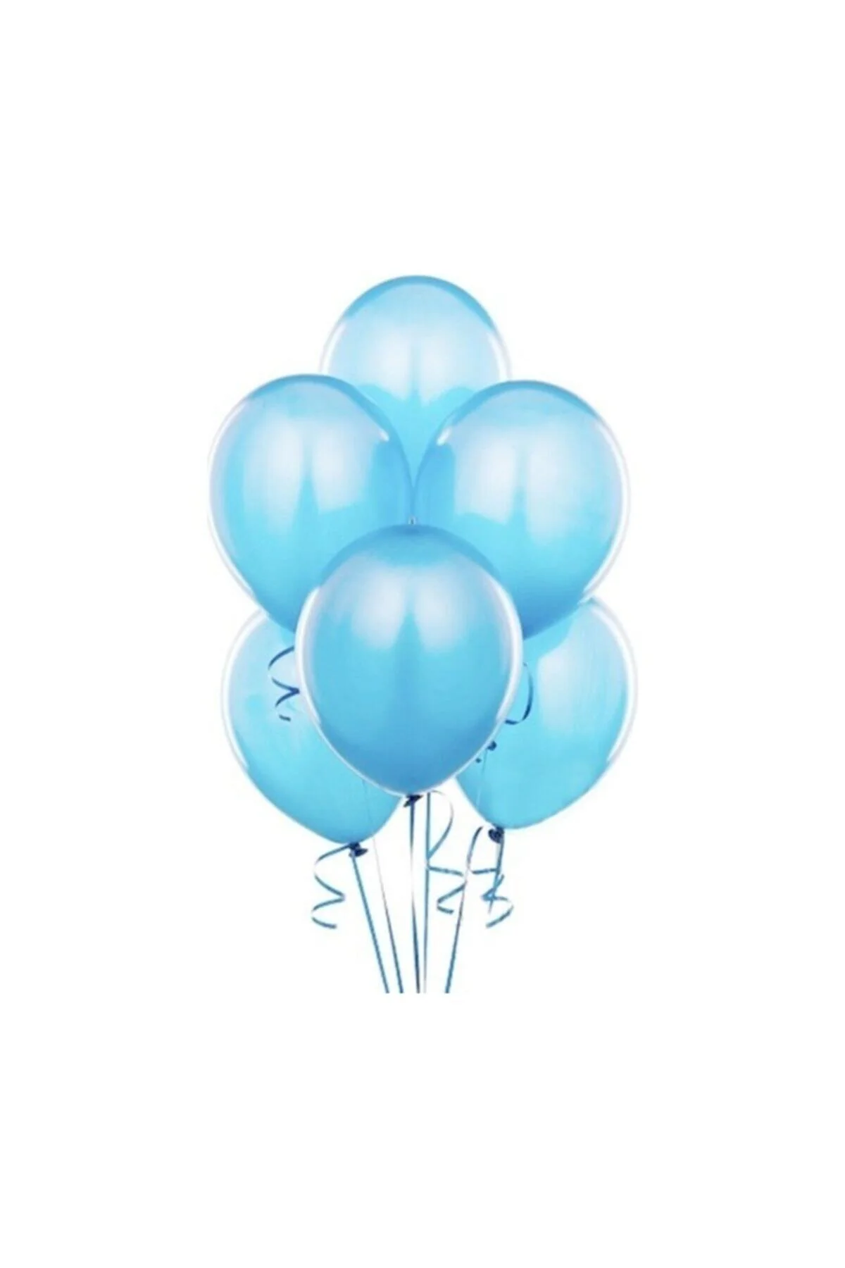 Mavi Metalik Balon