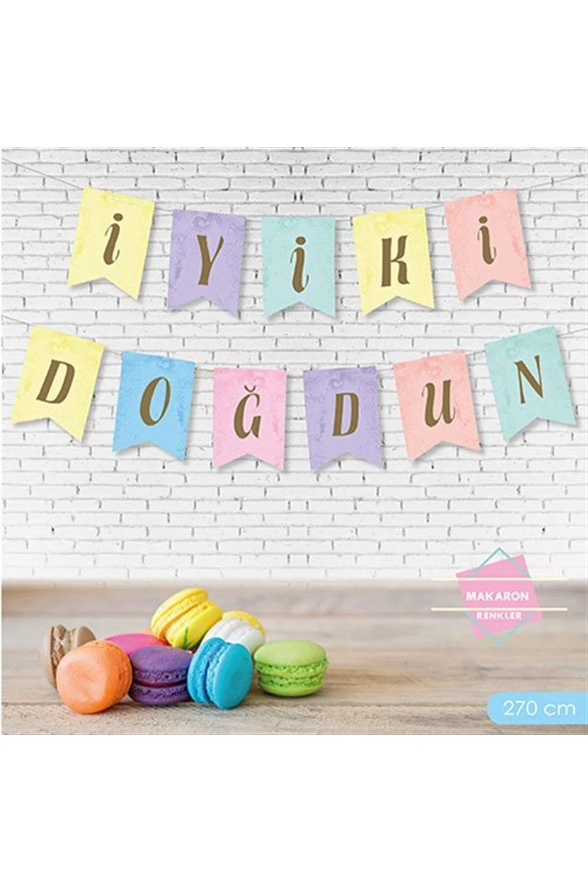 Soft Renkler Iyi Ki Doğdun Yazı
