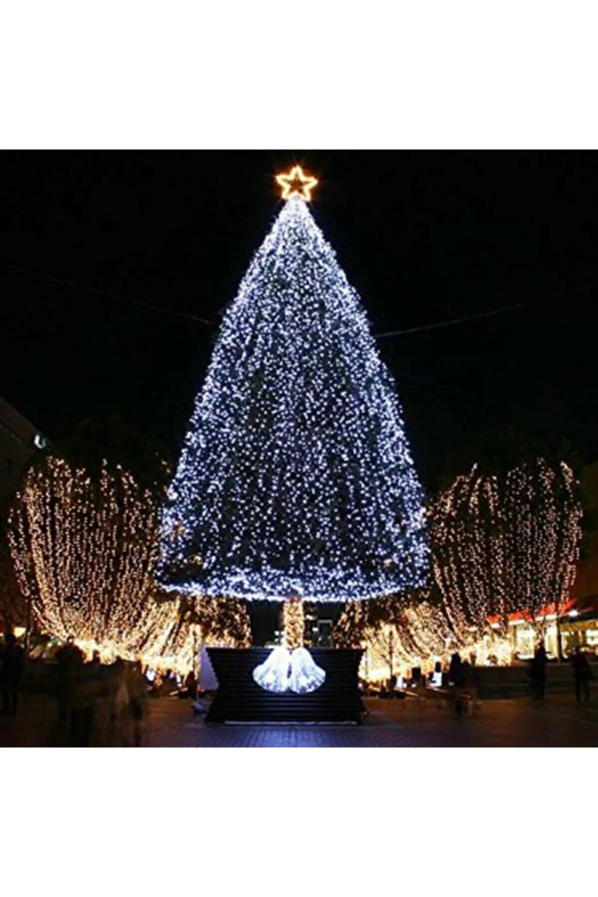 10mt Yeşil 100 Led Fişli Noel Parti Yılbaşı Ağaç Dekoratif Aydınlatma Lambası Animasyonlu Süsleme - Firsat Ayi Görsel 4