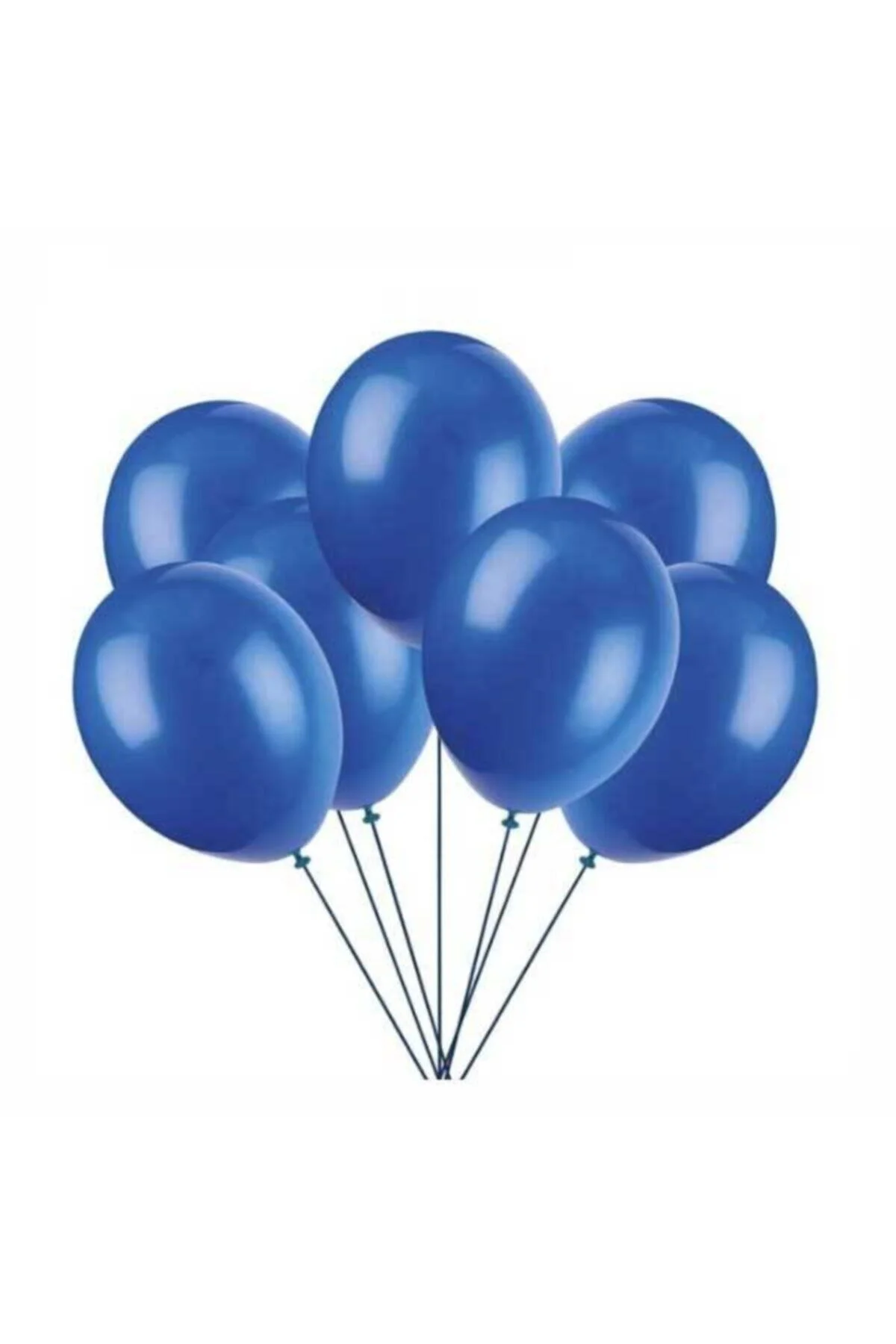 Lacivert Metalik Balon 20 Adet