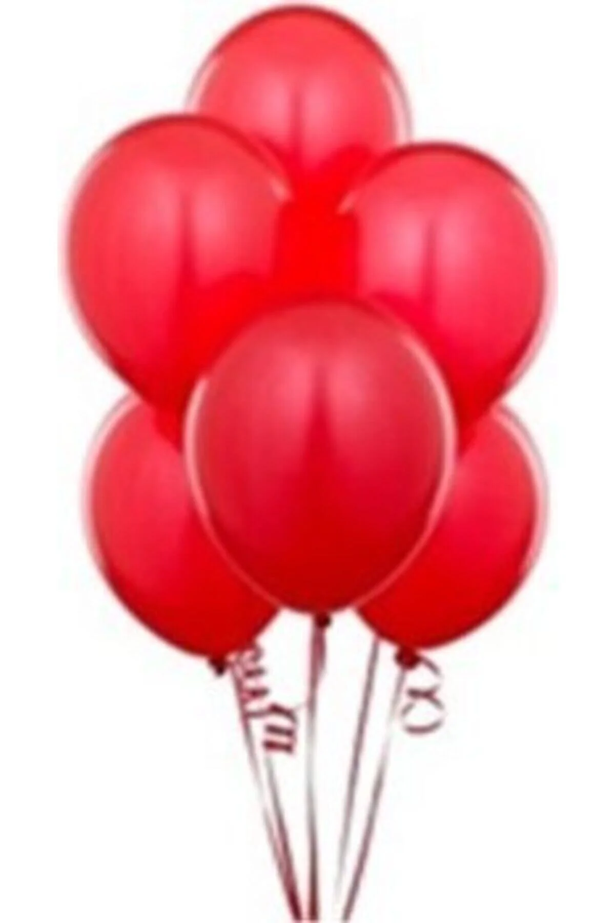 Fırsat Ayı Balon 100 Adet - Kırmızı