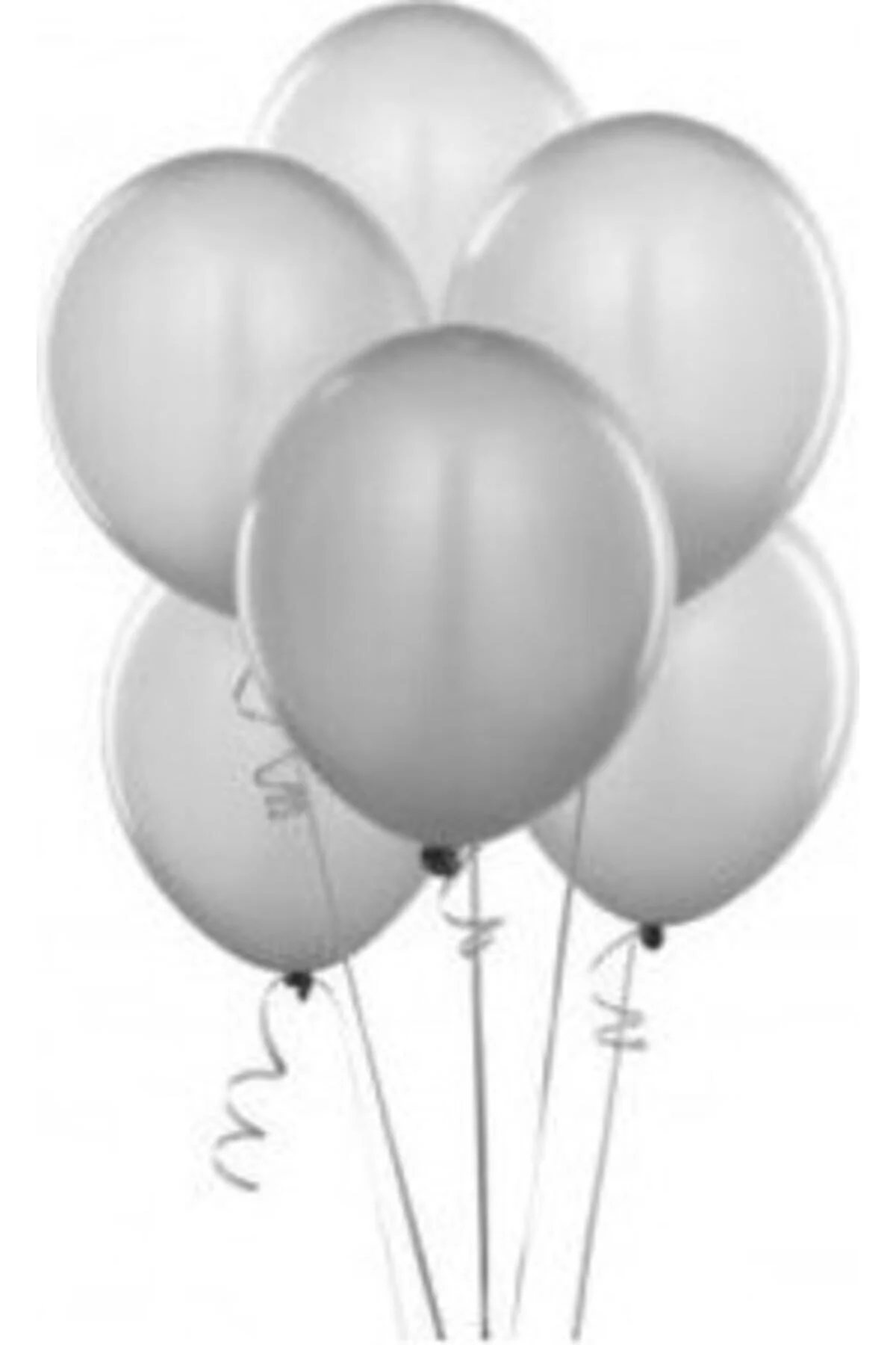 Balon 100 Adet - Gri