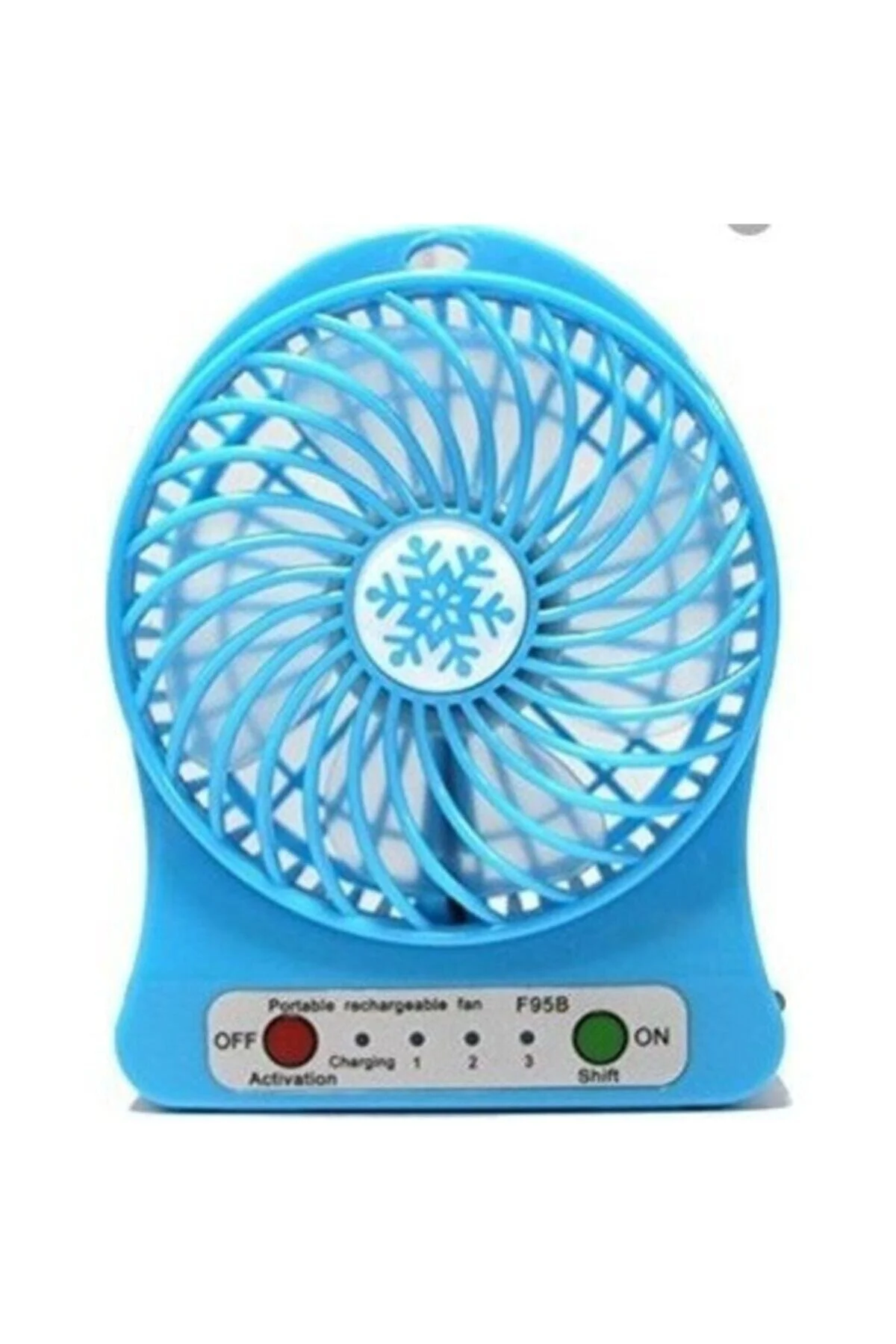 Portable F1 Şarjlı Mini Masaüstü Vantilatör Fan