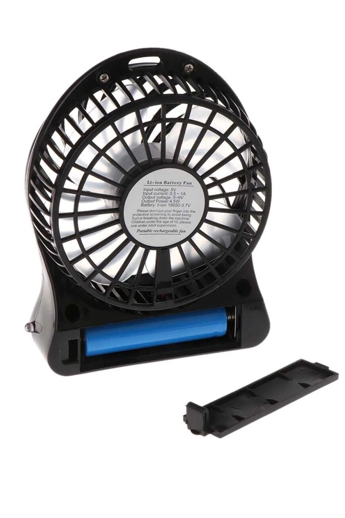 Şarjlı Mini Vantilatör Fan Masa Üstü 3 Kademeli Usb Mini - pazariz Görsel 4