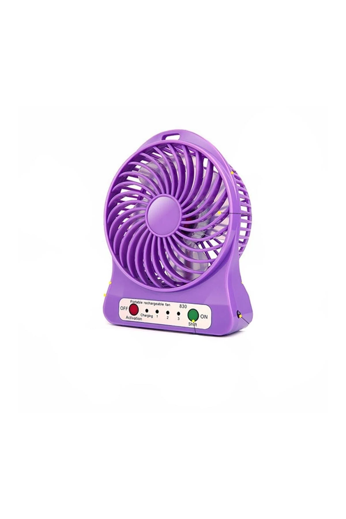 Şarjlı Vantilatör Fan Mini Masa Üstü Taşınabilir El Fanı